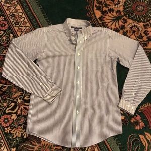 Boys brooks brothers striped button down size 18